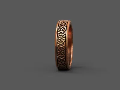 High-Quality 3D Ring Model Low-poly 3D model 19