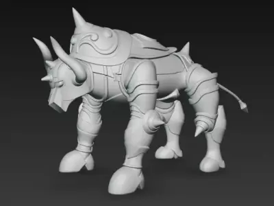 Saint Seiya Taurus Armor 3D print model