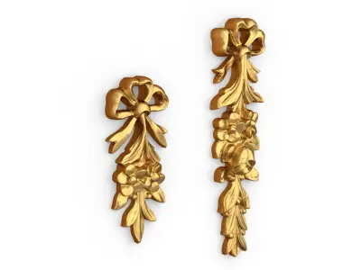 Classic decor ornament 70 3D model
