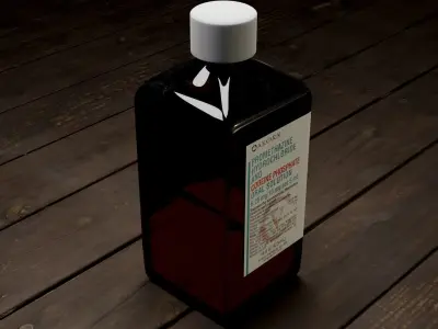 Promethazine bottle 3D model