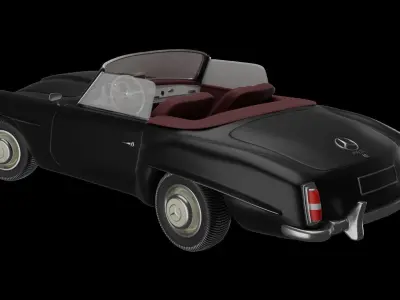 Mercedes Benz 190 SL 1960 3D model