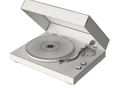 Music Gramophone 3D model