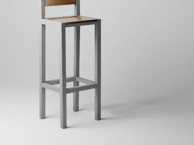 Exterior Aluminum Furniture Free 3D model