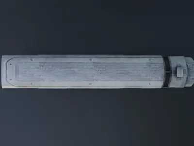 Train Turbine engine 3D model