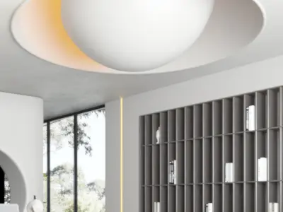 Study decoration Home Modern villa 3D model