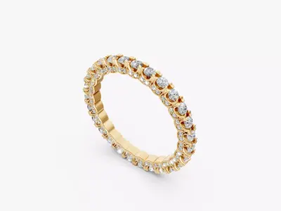 ETERNITY RING-RJ037 3D print model