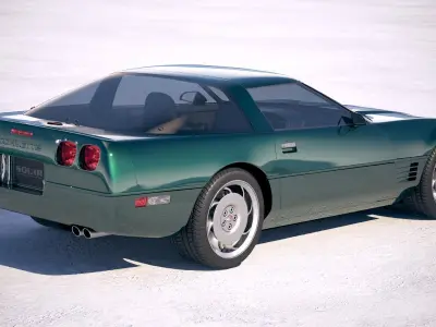 Chevrolet Corvette C4 ZR1 CG 1990-1995 3D model