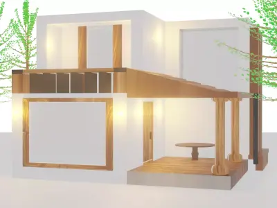 house modle 1 Free low-poly 3D model