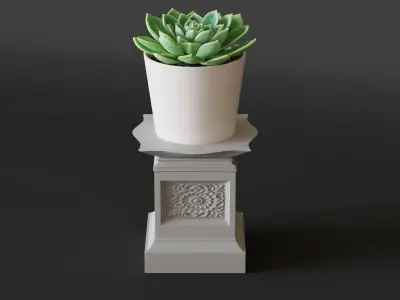 pedestal 02 3D print model