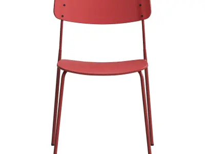 Ella Chair Four Leg base Laminate By Martela 3D model