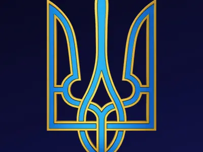 Ukraine State Emblem M 7 3D model