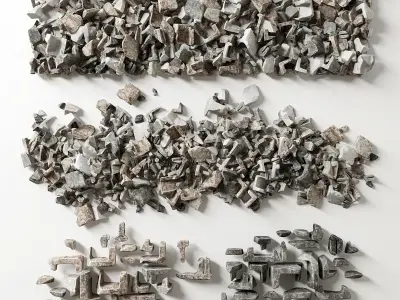 Splinter brick trash n1 3D model