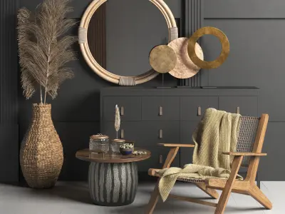 Archmodels vol 266 - collection of furniture and props 3D model