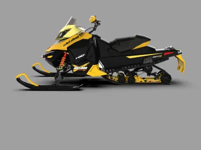 Ski-Doo 800R Snowmobile 3D model