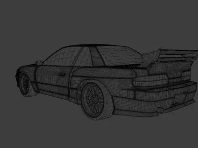 Silvia s13 Bbody kit  3D model