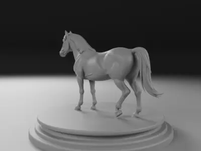horse 3D print model