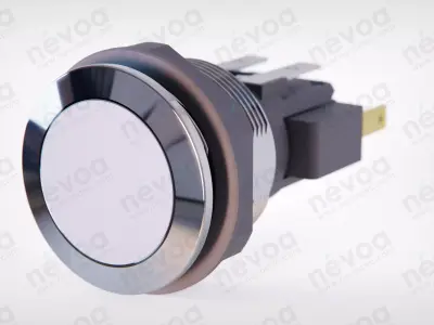 Metal Switch with Ceramic Actuator - MSM CS 19 - Schurter AG 3D model