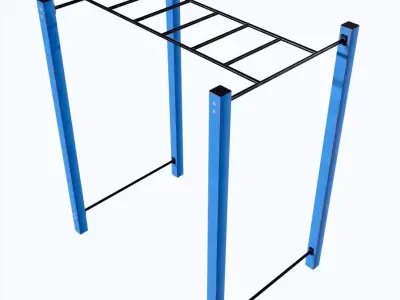 Street Workout Component01 Low-poly 3D model