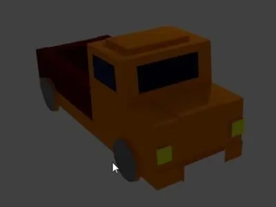 Car for games 3D model