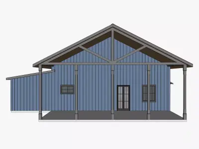 Barndominium House 32 -Archimple LLC 3D model