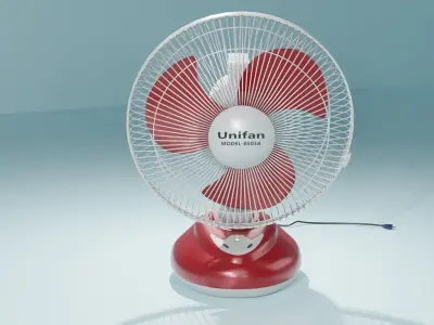 Rechargeable Table Fan  3D model