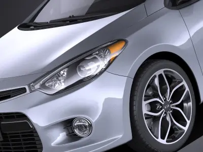 Kia Forte Hatchback 5door 2016 VRAY 3D model