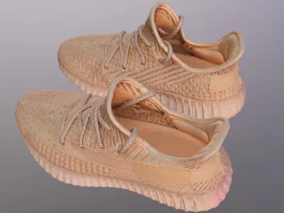 ADIDAS YEEZY 350 V2 SHOES PBR Low-poly 3D model