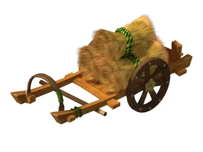 Game City - Oxcart 12 3D model