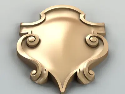 Cartouche 008 3D model