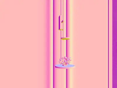 Japanese Hotel Front Desk 3D model