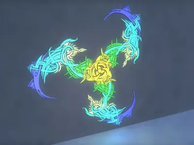 Wall light Free 3D model