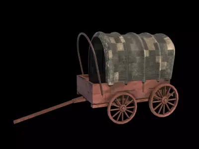 gamming car Low-poly 3D model