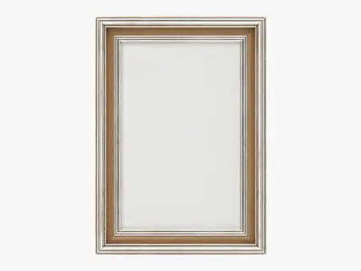 Frame portrait with picture 03 3D model