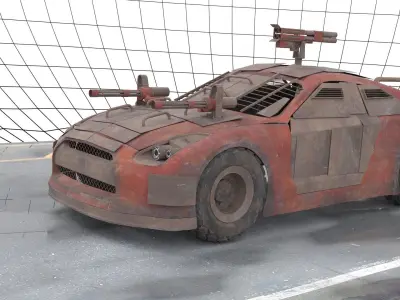 Apocalyptic GT-R 3D model