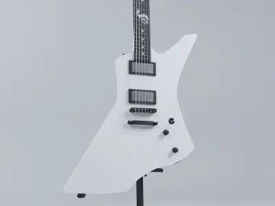 3d model of guitar ESP Snakebyte James Hetfield 3D model