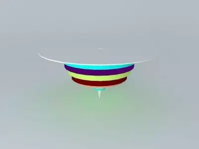 The Umbrella House 3D model