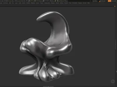 Modern Abstract Decorative sculpture 3d print model 48 3D print model