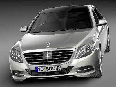 Mercedes-Benz S-class 2014 3D model