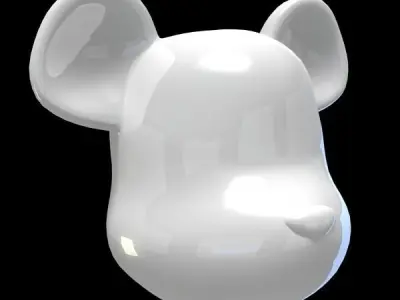 Head BearBrick 3D model