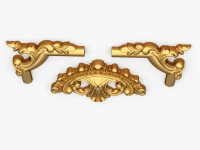 Classic decor ornament 288 3D model purchase