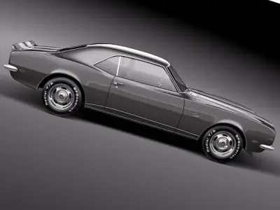Chevrolet Camaro 1967 Z28 3D model