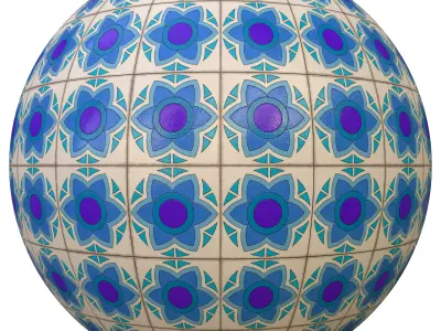 tile patterned 121-seamless-4k-pbr  Texture