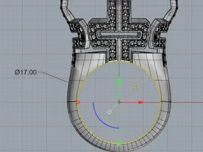Bulgari Bvlgari ring  3D print model
