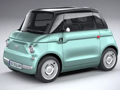 Fiat Topolino 2024 3D model