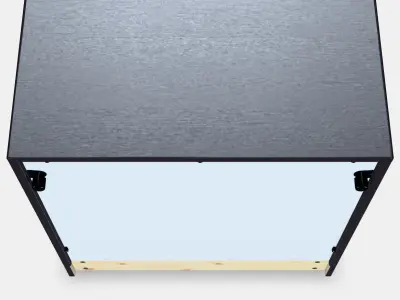 HAVSTA Cabinet with plinth 4 Low-poly 3D model