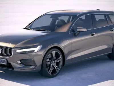 Volvo V60 2019 3D model