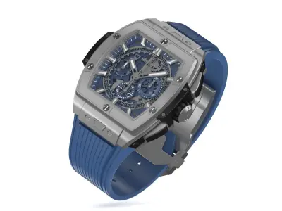 Hublot Spirit of Big Bang Titanium Ceramic 42mm Luxury Watch 3D model