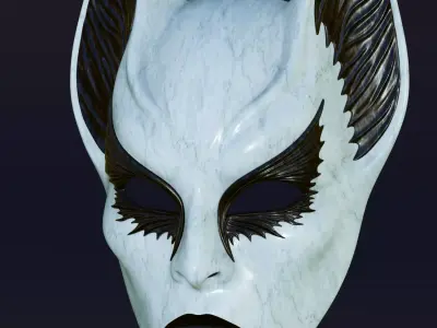 Vampire Mask 3D print model