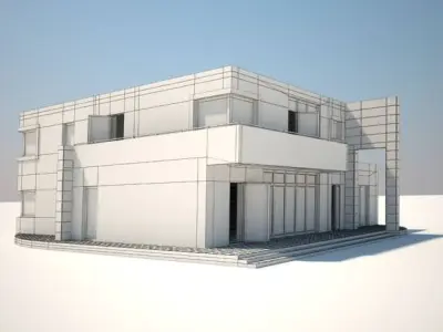 House modern Free 3D model