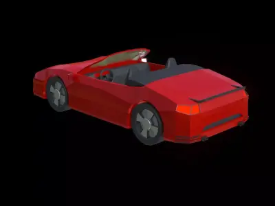 Low Poly Car sports Low-poly 3D model